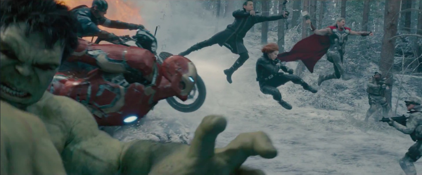 Avengers Age of Ultron. L'azione abbonda.